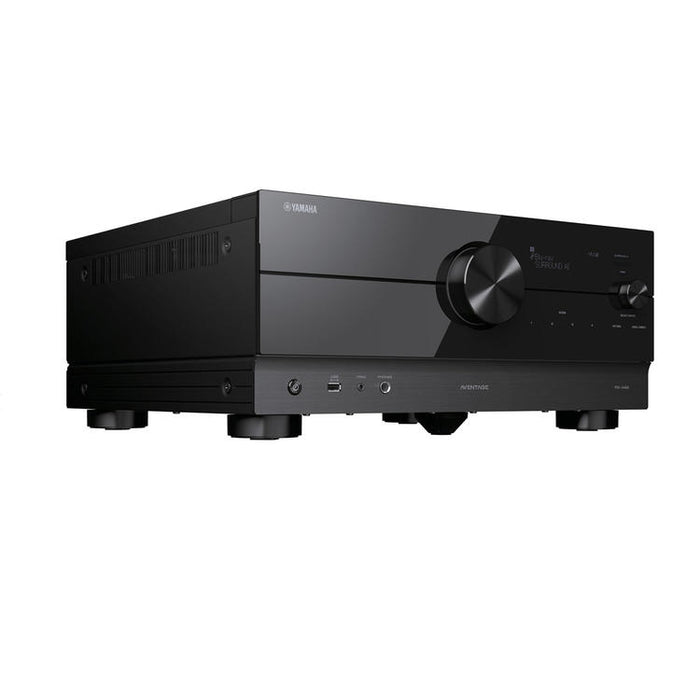 Yamaha RXA4A | Récepteur AV cinéma maison 7.2 - Série Aventage - HDMI 8K - MusicCast - HDR10+ - 100W à 7.2 canaux - Zone 2 - Noir-SONXPLUS Victoriaville