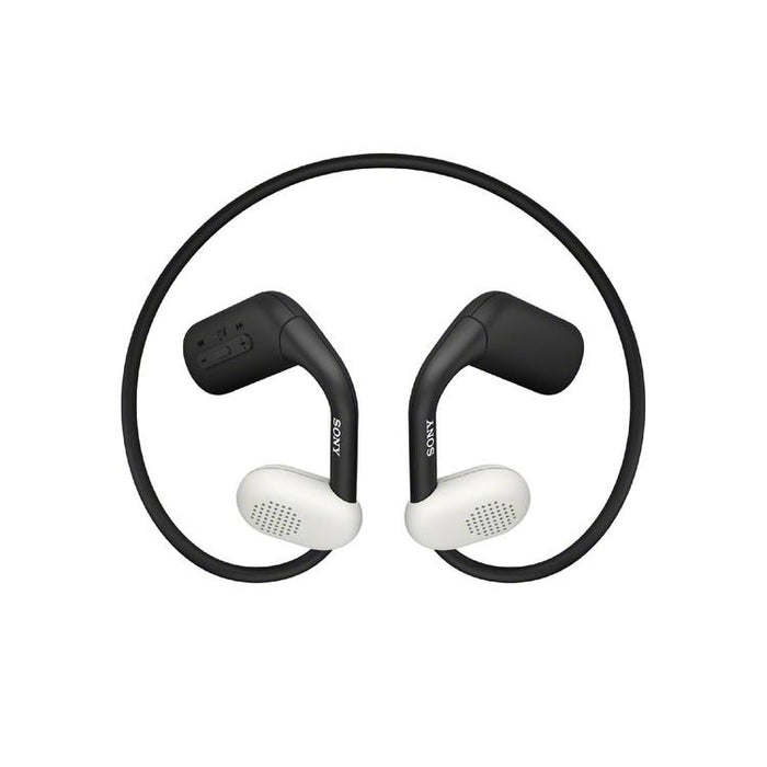 Sony Float Run WIOE610 | Headphones with microphone - Over-the-ear - Bluetooth - Wireless - Black-SONXPLUS Victoriaville