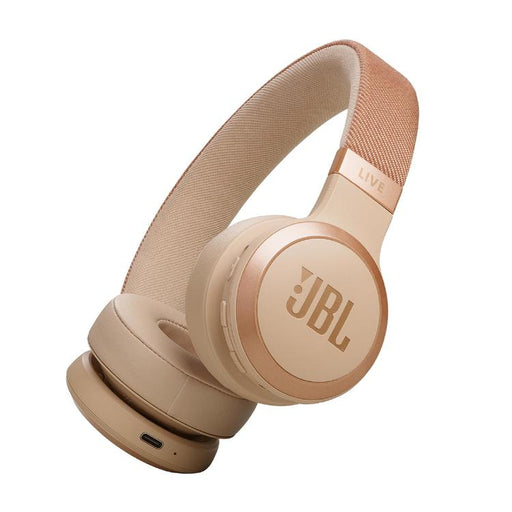 JBL Live 670NC | Écouteurs circum-auriculaires - Sans fil - Bluetooth - Sable | Sonxplus Victoriaville