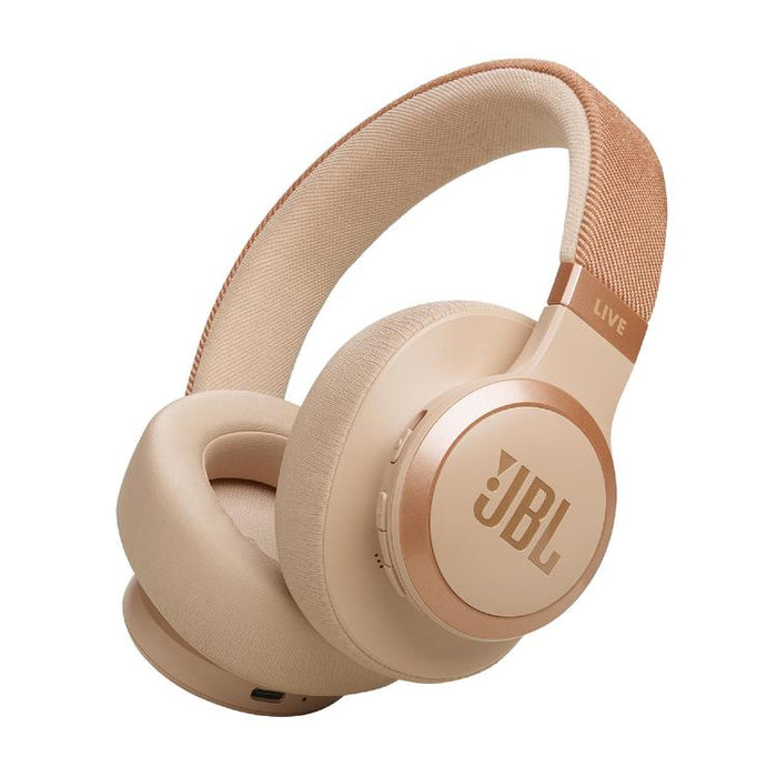 JBL Live 770NC | Écouteurs circum-auriculaires - Sans fil - Bluetooth - Sable-SONXPLUS Victoriaville