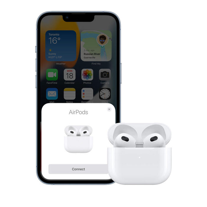 Apple Airpods 3e Gen | Écouteurs intra-auriculaires - Bluetooth - MagSafe - IPX4-SONXPLUS Victoriaville