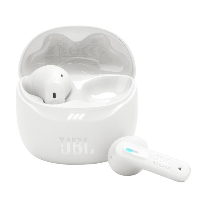 JBL Tune Flex 2 | Écouteurs intra-auriculaires - 100% Sans fil - Bluetooth - Réduction de bruit - 6 Microphones - IP54 - Blanc-SONXPLUS Victoriaville