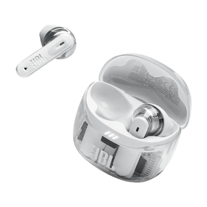 JBL Tune Flex 2 | Écouteurs intra-auriculaires - 100% Sans fil - Bluetooth - Réduction de bruit - 6 Microphones - IP54 - Blanc Fantôme | SONXPLUS Victoriaville