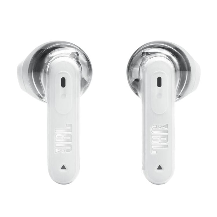 JBL Tune Flex 2 | Écouteurs intra-auriculaires - 100% Sans fil - Bluetooth - Réduction de bruit - 6 Microphones - IP54 - Blanc Fantôme | SONXPLUS Victoriaville