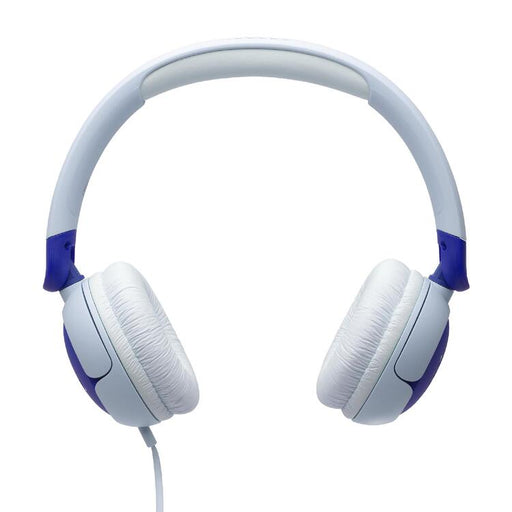 JBL JR320 | Écouteurs filaires circum-auriculaires pour enfant - JBL Safe Sound - Microphone - Bleu | SONXPLUS Victoriaville
