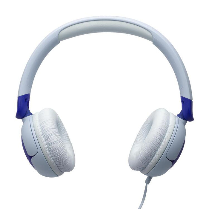 JBL JR320 | Écouteurs filaires circum-auriculaires pour enfant - JBL Safe Sound - Microphone - Bleu | SONXPLUS Victoriaville