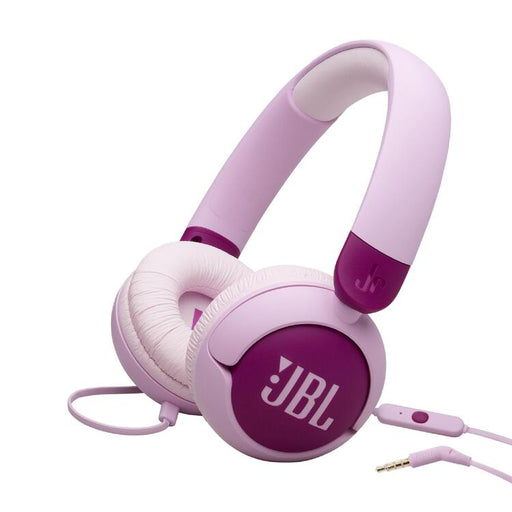 JBL JR320 | Écouteurs filaires circum-auriculaires pour enfant - JBL Safe Sound - Microphone - Mauve | SONXPLUS Victoriaville