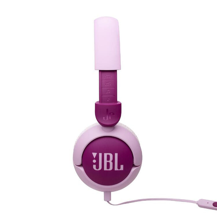 JBL JR320 | Écouteurs filaires circum-auriculaires pour enfant - JBL Safe Sound - Microphone - Mauve | SONXPLUS Victoriaville