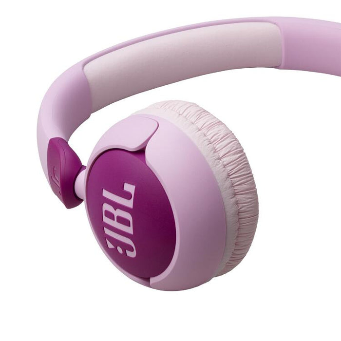 JBL JR320 | Écouteurs filaires circum-auriculaires pour enfant - JBL Safe Sound - Microphone - Mauve | SONXPLUS Victoriaville