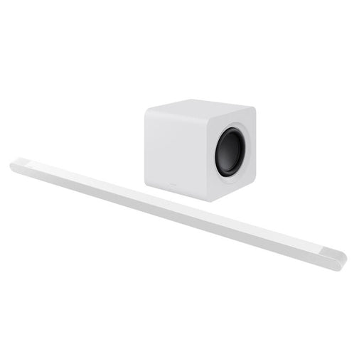 Samsung HW-S801B | Barre de son ultra-mince - 3.1.2 canaux - Avec caisson de graves sans fil - Série 800 - 330W - Dolby Atmos sans fil - Bluetooth - Alexa - Blanc - Boîte ouverte | SONXPLUS Victoriaville
