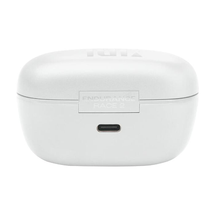 JBL Endurance RACE 2 | Écouteurs intra-auriculaires - 100% Sans fil - Sport - Étanches - Jusqu'à 48 heures d'autonomie - Blanc | SONXPLUS Victoriaville