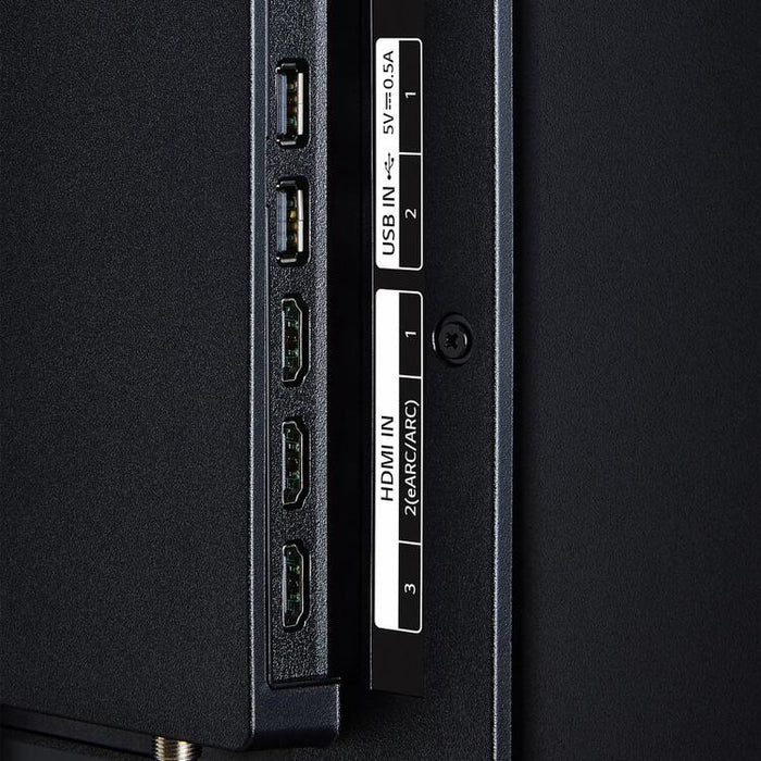 LG 65UA7700PUB | Téléviseur 65" - 4K Ultra HD - DEL - Série UA7700 - HDR - Smart WebOS - 60 Hz natif - Processeur IA a7 Gen8 4K - Noir | Sonxplus Victoriaville