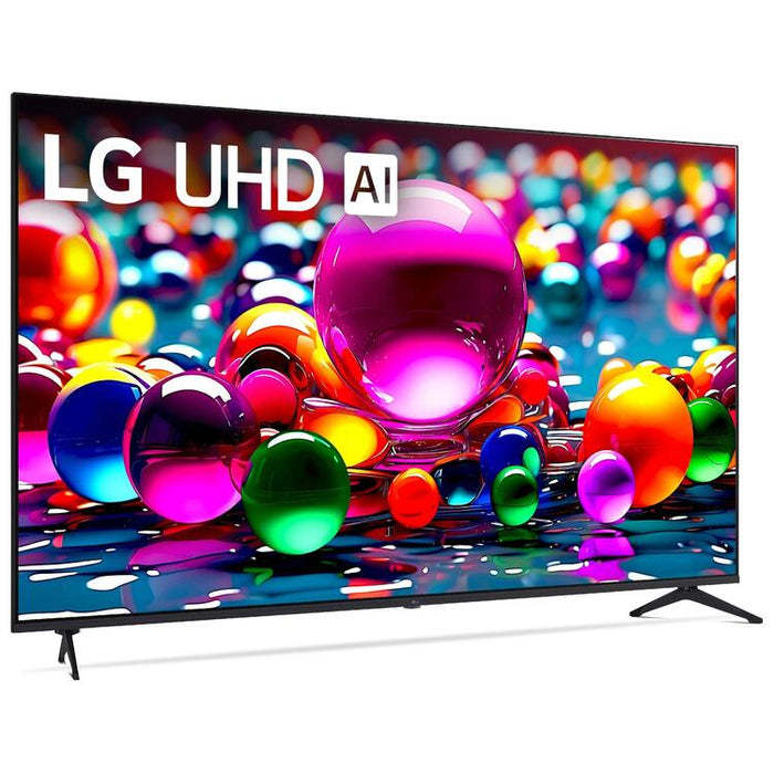 LG 75UA7700PUA | Téléviseur 75" - 4K Ultra HD - DEL - Série UA7700 - HDR - Smart WebOS - 60 Hz natif - Processeur IA a7 Gen8 4K - Noir | Sonxplus Victoriaville