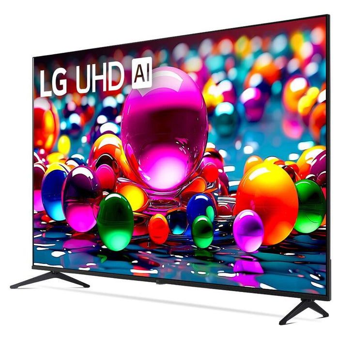 LG 75UA7700PUA | Téléviseur 75" - 4K Ultra HD - DEL - Série UA7700 - HDR - Smart WebOS - 60 Hz natif - Processeur IA a7 Gen8 4K - Noir | Sonxplus Victoriaville