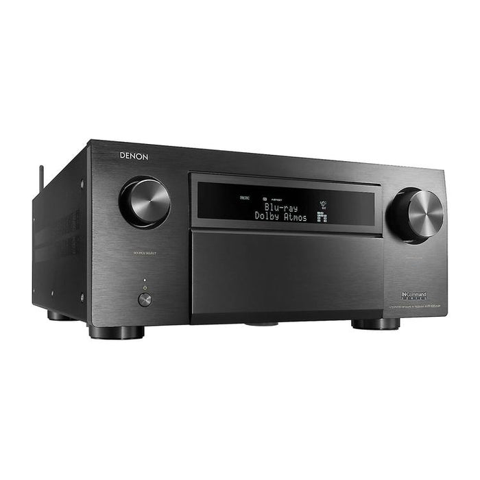 Denon AVRX8500HA & HOME250 | Ensemble Récepteur AV 13.2 canaux et haut-parleur sans-fil - Cinéma maison - Bluetooth - Wi-Fi - 8K - HEOS - Noir-Sonxplus Victo/Thetford