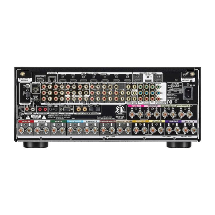 Denon AVRX8500HA & HOME250 | Ensemble Récepteur AV 13.2 canaux et haut-parleur sans-fil - Cinéma maison - Bluetooth - Wi-Fi - 8K - HEOS - Noir-Sonxplus Victo/Thetford
