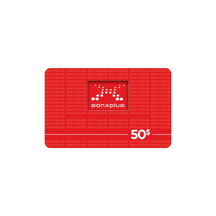 Carte cadeau 50 $-Sonxplus Victo/Thetford