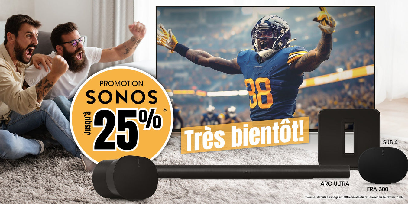 Produits Sonos en promotion pour le Super Bowl | SONXPLUS Victoriaville