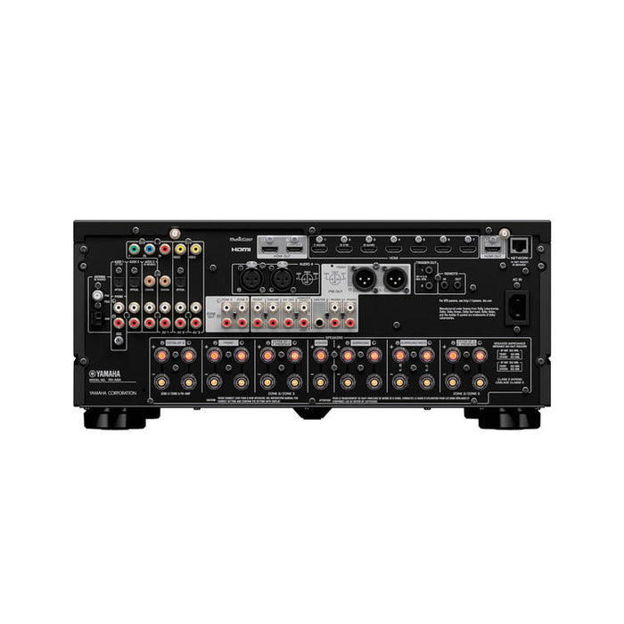 Yamaha RXA8A | Récepteur AV cinéma maison 11.2 - Série Aventage - HDMI 8K - MusicCast - HDR10+ - 150W X 11 avec Zone 3 - Noir-SONXPLUS Victoriaville