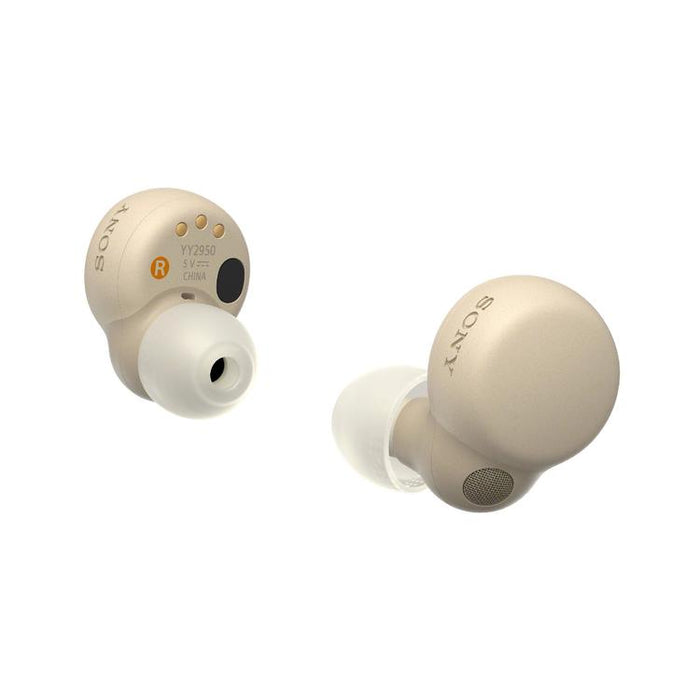 Sony WFLS900N | In-Ear Headphones - LinkBuds - 100% Wireless - Bluetooth - Microphone - Active Noise Cancellation - Cream-SONXPLUS Victoriaville