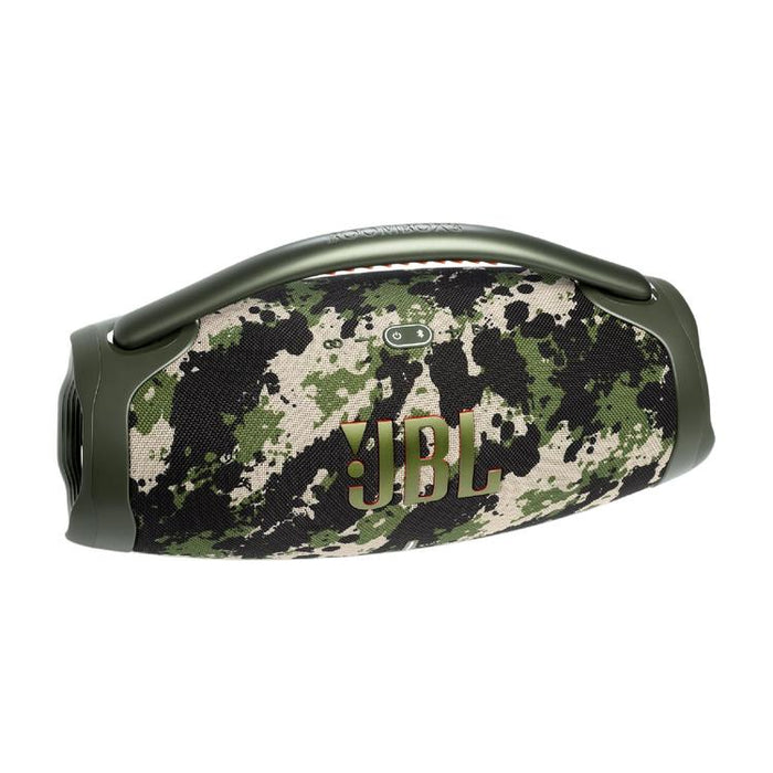 JBL Boombox 3 | Haut-parleur portable - Bluetooth - IP67 - 3 Voies - Camouflage-SONXPLUS Victoriaville