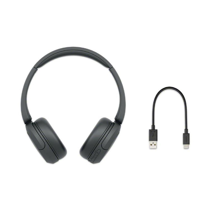Sony WHCH520 | Écouteurs supra-auriculaires - Sans fil - Bluetooth - Jusqu'à 50 heures d'autonomie - Noir-SONXPLUS Victoriaville