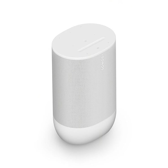 Sonos Move 2 | Wireless Speaker - Stereo - Voice Command - Up to 24 hours autonomy - White | Sonxplus Victoriaville