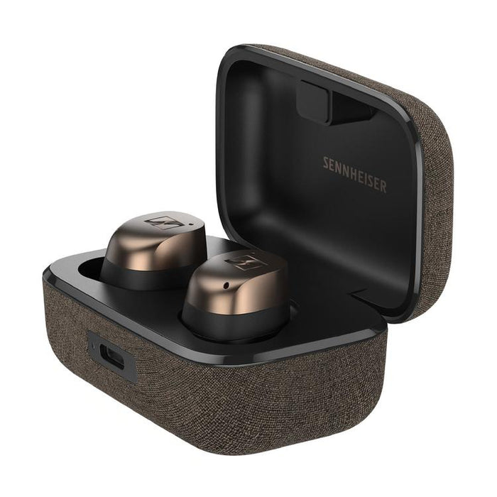 Sennheiser MOMENTUM True Wireless 4 | Écouteurs intra-auriculaires - Sans fil - Réduction adaptative du bruit - Noir/Cuivre | Sonxplus Victoriaville