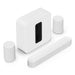 Sonos | High-End Immersive Set with Beam + Sub 4 + 2 Era 100 - Wireless - Wi-Fi - White-Sonxplus Victoriaville