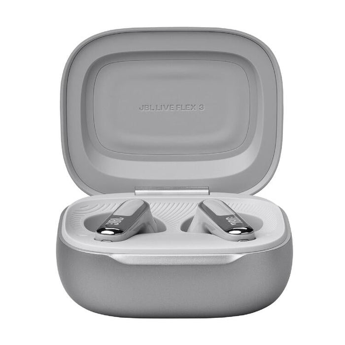 JBL Live Flex 3 | In-ear headphones - Wireless - Noise reduction - 1.45" touch screen - Silver | SONXPLUS Victoriaville
