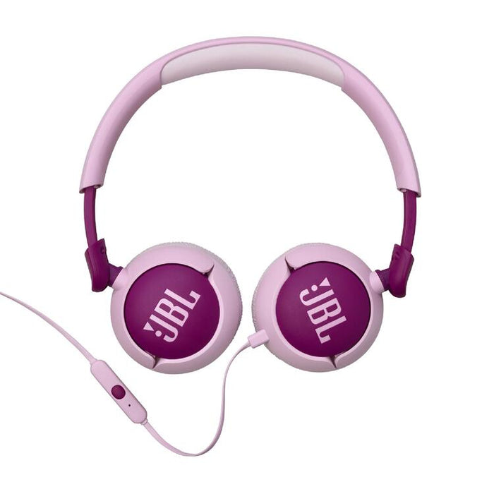 JBL JR320 | Wired circum-aural headphones for kids - JBL Safe Sound - Microphone - Mauve | SONXPLUS Victoriaville