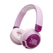 JBL JR 320BT | Wireless circumaural headphones for kids - Bluetooth - JBL Safe Sound - Microphone - Mauve | SONXPLUS Victoriaville