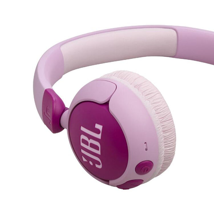 JBL JR 320BT | Wireless circumaural headphones for kids - Bluetooth - JBL Safe Sound - Microphone - Mauve | SONXPLUS Victoriaville