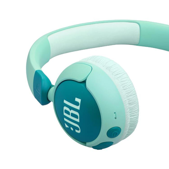 JBL JR 320BT | Wireless circumaural headphones for kids - Bluetooth - JBL Safe Sound - Microphone - Green | SONXPLUS Victoriaville