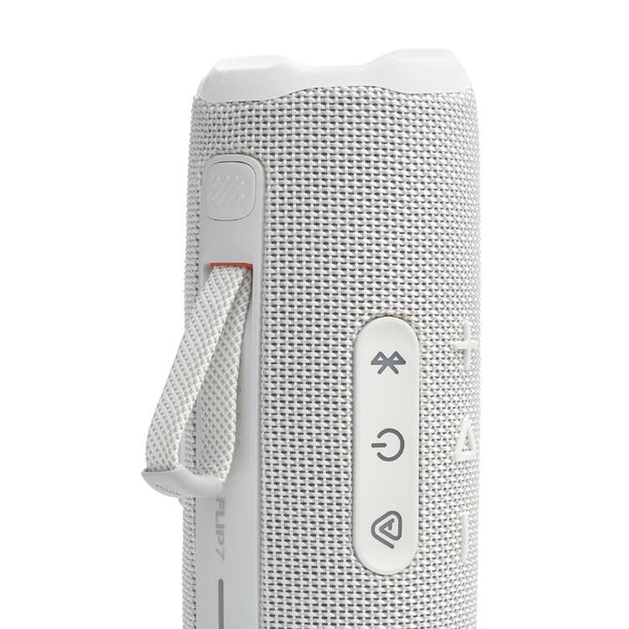 JBL Flip 7 | Haut-parleur portable - Bluetooth - Étanche - Jusqu'à 14 heures d'autonomie - Blanc | SONXPLUS Victoriaville