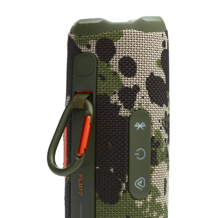JBL Flip 7 | Haut-parleur portable - Bluetooth - Étanche - Jusqu'à 14 heures d'autonomie - Camouflage | SONXPLUS Victoriaville