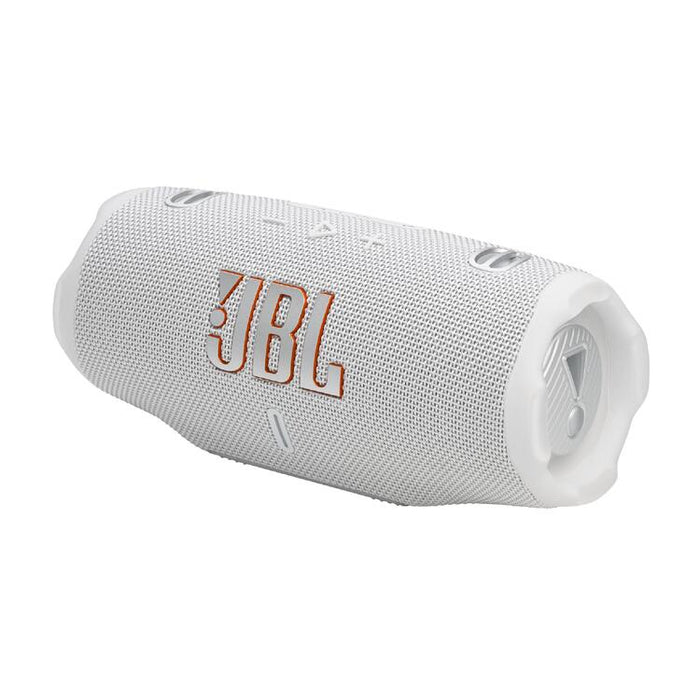 JBL Charge 6 | Portable Bluetooth Speaker - Waterproof - Auracast - 28 Hours autonomy - White | Sonxplus Victoriaville