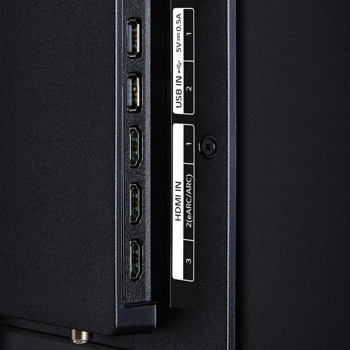 LG 55UA7700PUB | Téléviseur 55" - 4K Ultra HD - DEL - Série UA7700 - HDR - Smart WebOS - 60 Hz natif - Processeur IA a7 Gen8 4K - Noir | Sonxplus Victoriaville