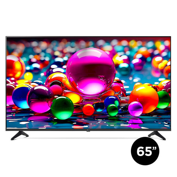 LG 65UA7700PUB | Téléviseur 65" - 4K Ultra HD - DEL - Série UA7700 - HDR - Smart WebOS - 60 Hz natif - Processeur IA a7 Gen8 4K - Noir | Sonxplus Victoriaville