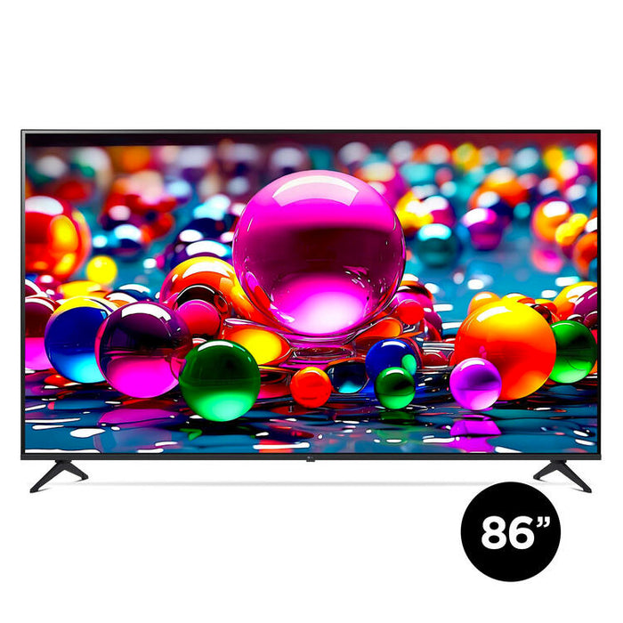 LG 86UA7700PUA | Téléviseur 86" - 4K Ultra HD - DEL - Série UA7700 - HDR - Smart WebOS - 60 Hz natif - Processeur IA a7 Gen8 4K - Noir | Sonxplus Victoriaville