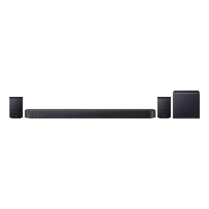 Samsung HW-Q990F | Soundbar - 11.1.4 channels - Dolby ATMOS - Subwoofer + Wireless rear speakers - 756W - Q-Symphony - Black | Sonxplus Victoriaville