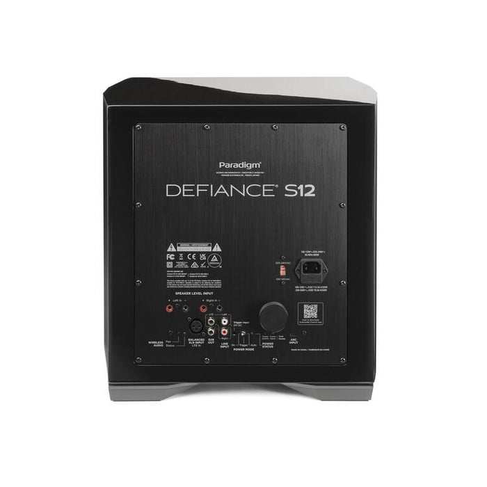 Paradigm DEFIANCE S12 | Caisson de graves 12" - 800W RMS - Unité | SONXPLUS Victoriaville