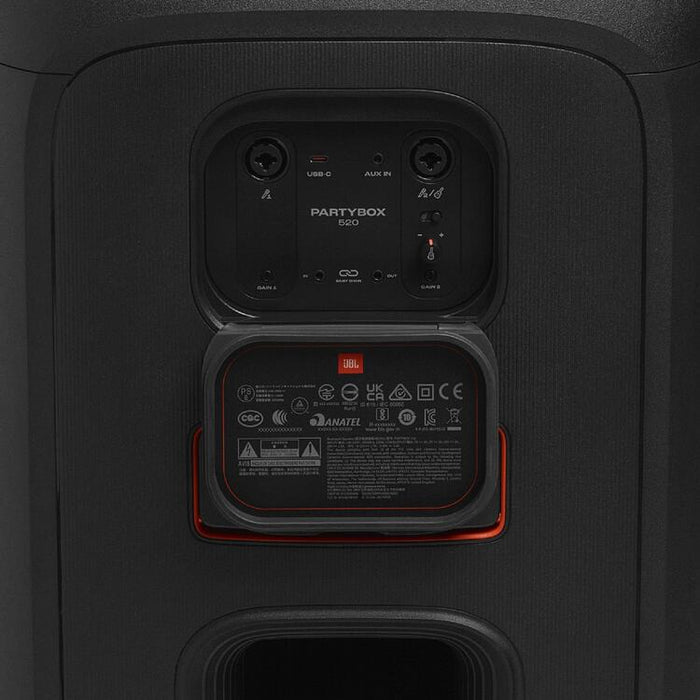JBL Partybox 520 | Portable Speaker - Wireless - Bluetooth - Light Effects - 400W RMS - Black | SONXPLUS Victoriaville