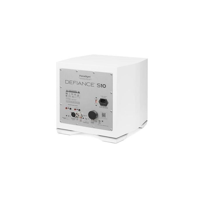 Paradigm DEFIANCE S10 | 10" Subwoofer - 500W RMS - Single - White-SONXPLUS Victoriaville