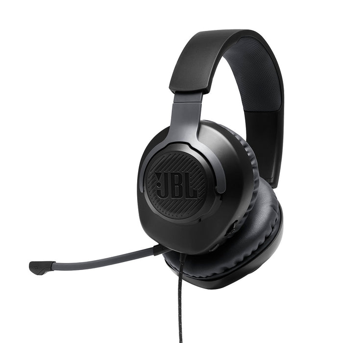 JBL Quantum 100 | Wired circumaural gaming headphones - Black-SONXPLUS Victoriaville