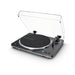 Audio-Technica AT-LP70XBTBS | Table tournante Stéréo - Sans fil - Bluetooth - Entraînement par courroie - Entièrement automatique - Noir/Argent | 02 | Sonxplus Victoriaville
