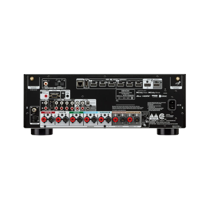 Denon AVRX2900H | AV Receiver - 7.2-channel - Home Theater - 8K - HEOS - Black | 03 | Sonxplus Victoriaville