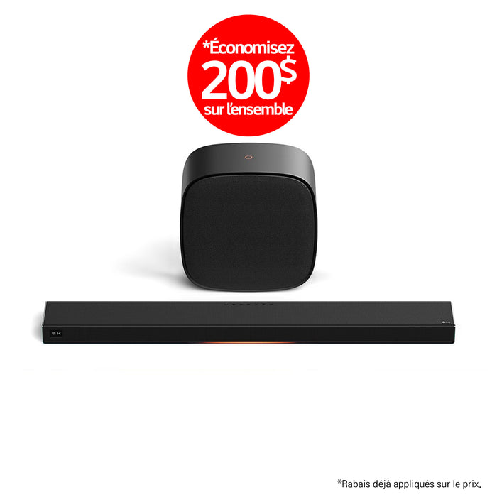 LG Sound Suite | Cinema Suite 7 - Barre de son H7+W7 | 01 | Sonxplus Victoriaville