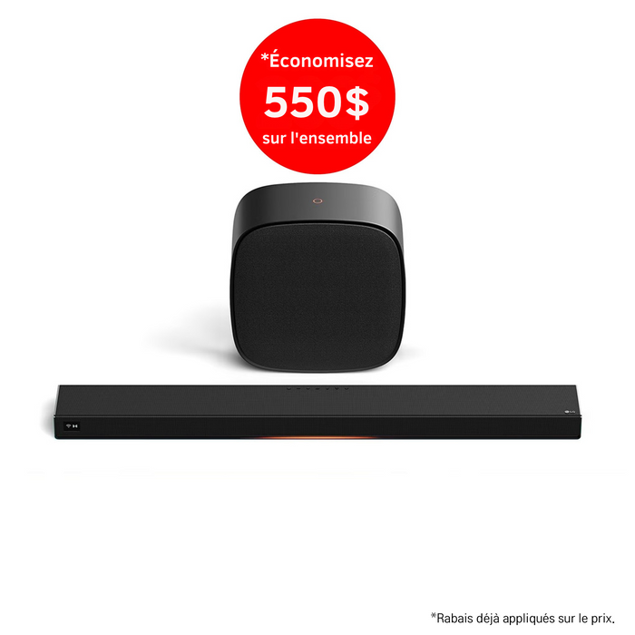 LG Sound Suite | Cinema Suite 7 - Barre de son H7+W7 | 01 | Sonxplus Victoriaville