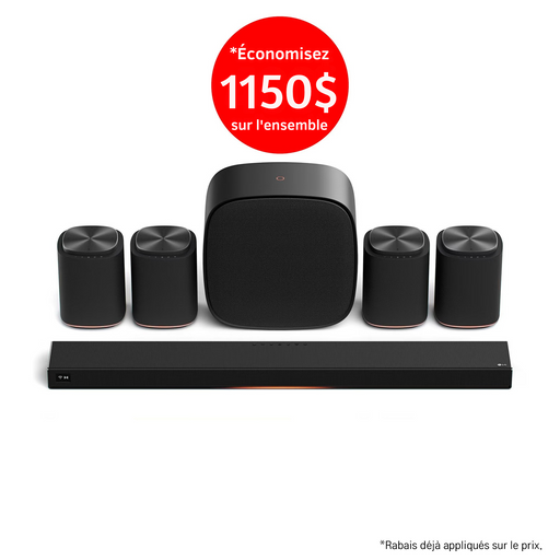 LG Sound Suite | Immersive Quad Suite 7 Pro - H7+4M7+W7 | 01 | Sonxplus Victoriaville